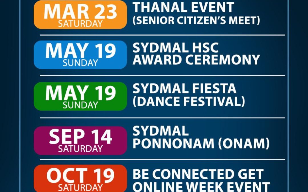 Sydmal 2024 Calendar